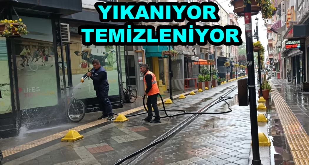 CADDELER YIKANIYOR OTLAR KESİLİYOR