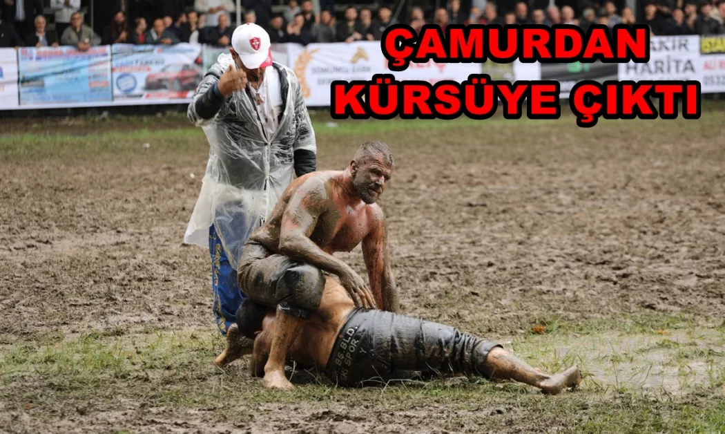 ÇAMURDAN KÜRSÜYE ÇIKTI