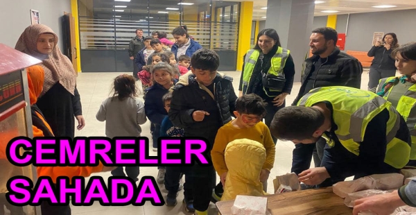 CEMRE GÖNÜLLÜLERİ SAHADA
