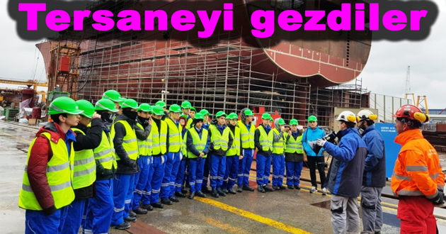 Cemre tersanesi öğrencileri misafir etti