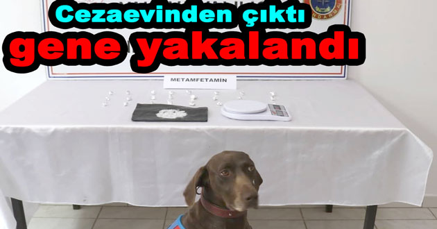 CEZAEVİNDEN ÇIKTI UYUŞTURUCU İLE YAKALANDI