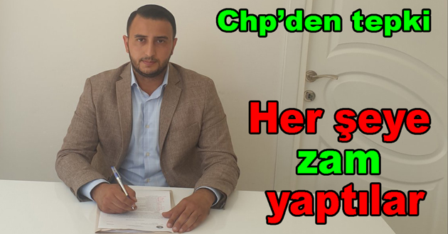 Chp den Çiftlikköy de zam tepkisi
