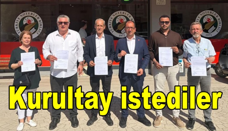 CHP YALOVA DELEGELERİ KURULTAYI İSTEDİ