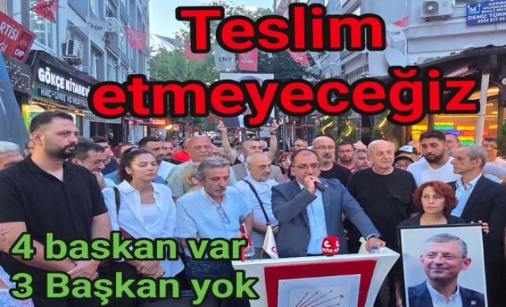 CHP YALOVA İL BİNASINI ATANMIŞLARA TESLİM ETMEYECEĞİZ