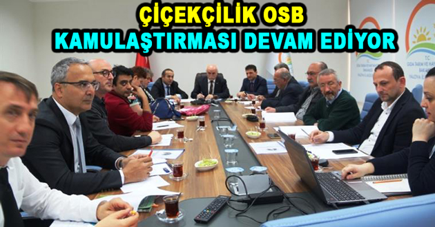 ÇİÇEKÇİLİK OSB KAMULAŞTIRMASI DEVAM EDİYOR
