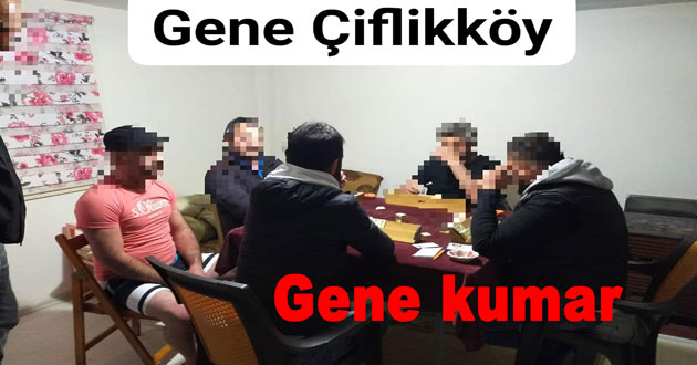 ÇİFLİKKÖY 'DE GENE KUMAR BASKINI