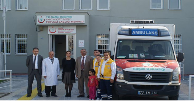 ÇİFTLİKKÖY 112 İSTASYONU GÖREVE BAŞLADI