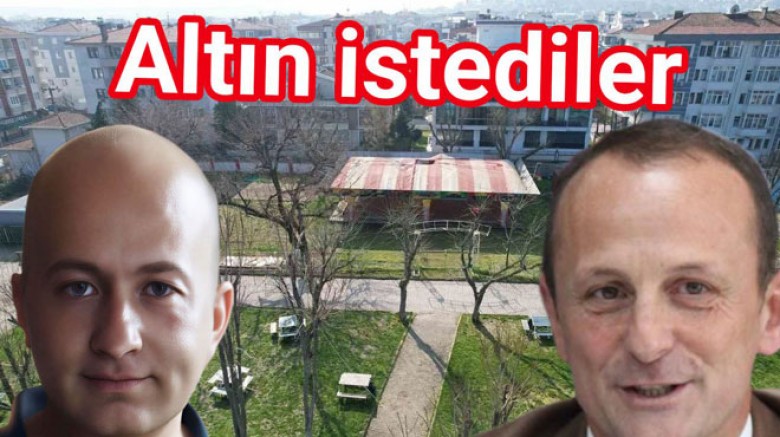 ÇİFTLİKKÖY BELEDİYESİ KİRACISINDAN ÖDEMEYİ ALTIN İSTEDİ