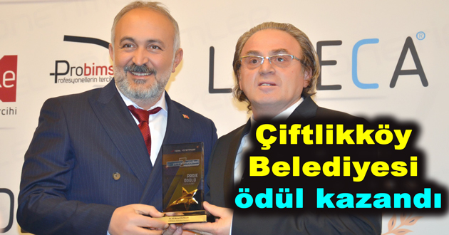 Çiftlikköy Belediyesi ödül kazandı