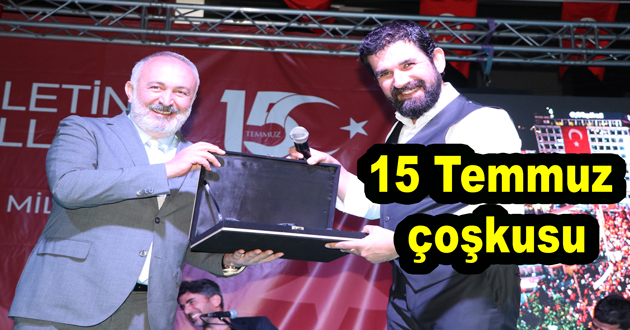 Çiftlikköy de 15 Temmuz coşkusu
