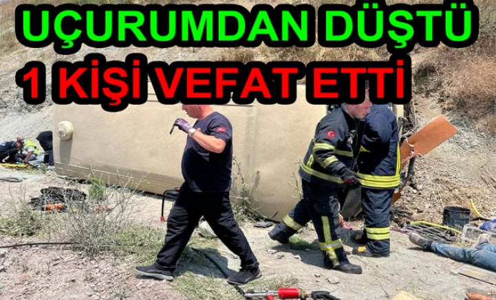 ÇİFTLİKKÖY’DE KAZADA 1 KİŞİ ÖLDÜ