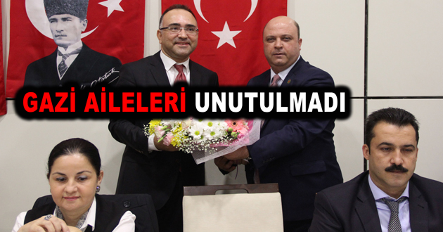 ÇİFTLİKKÖY GAZİ AİLELERİNİ UNUTMADI