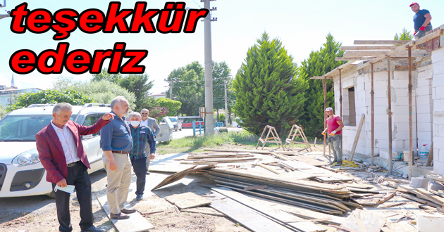 Çiftlikköy halkına teşekkür ederiz