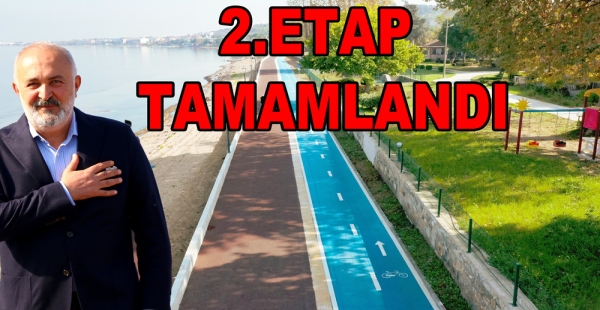 ÇİFTLİKKÖY SAHİL PROJESİNİ TAMAMLANDI