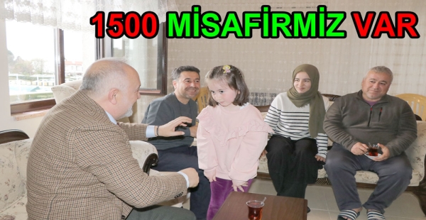 ÇİFTLİKKÖY’DE 1500 DEPREMZEDE MİSAFİRİMİZ VAR