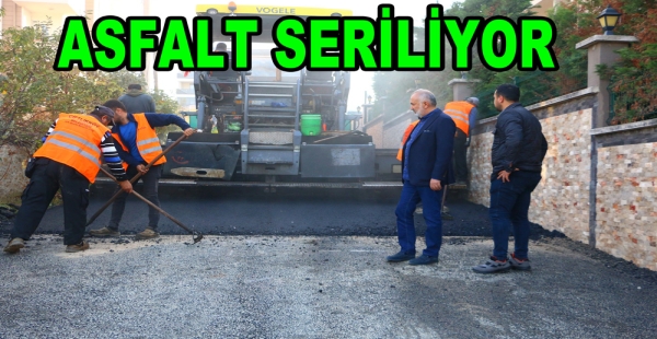 ÇİFTLİKKÖY’DE ASFALTLAMA TAM GAZ SÜRÜYOR
