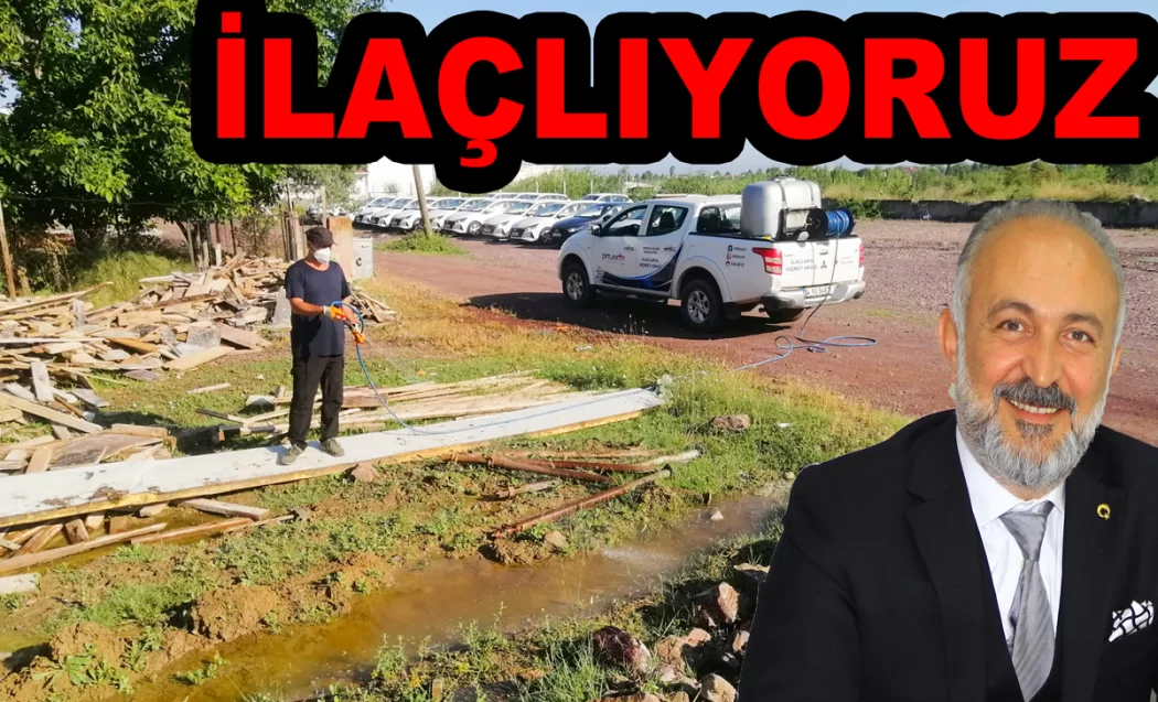 ÇİFTLİKKÖY’DE İLAÇLAMALARI SÜRÜYOR
