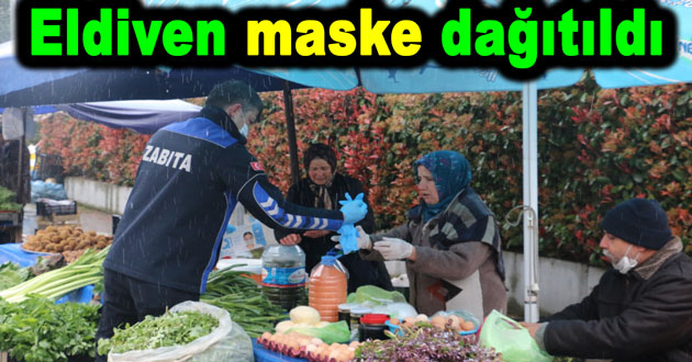ÇİFTLİKKÖY’DE PAZARYERİNE KORONA DÜZENLEMESİ