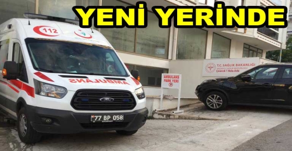 ÇINARCIK İSTASTONU 112 TAŞINDI