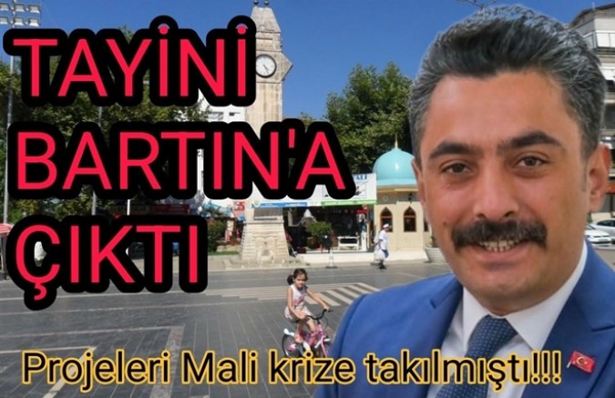 ÇINARCIK KAYMAKAMI ATAK BARTIN VALİ YARDIMCISI OLDU