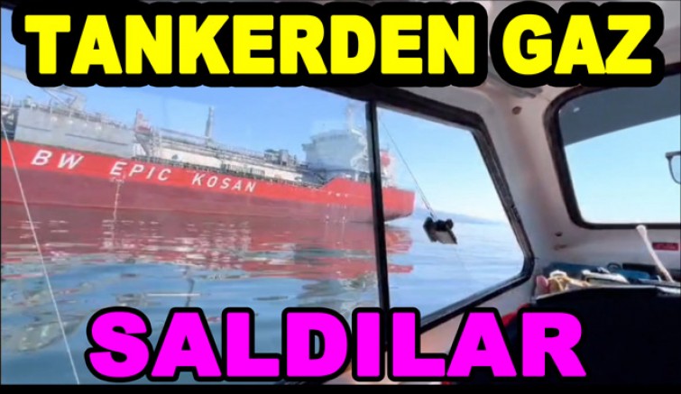 ÇINARCIK'TA GAZ KOKUSU DENİZDEKİ TANKER ÇIKTI