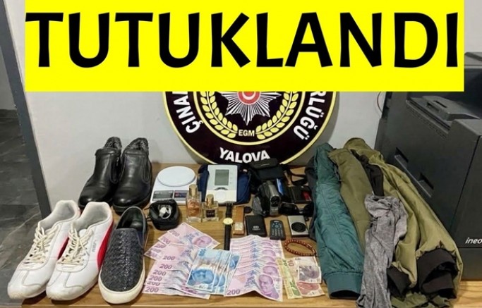ÇINARCIK’TA HIRSIZLIK ŞÜPHELİSİ TUTUKLANDI