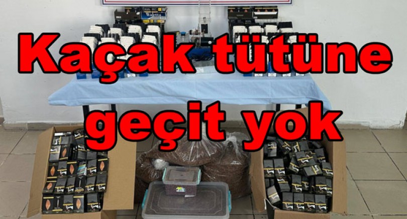 ÇINARCIK’TA KAÇAK TÜTÜN OPERASYONU