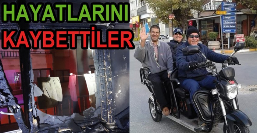 ÇINARCIK'TA YANGIN 2 KİŞİ VEFAT ETTİ 1 KİŞİ YARALI