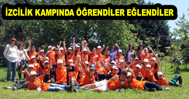 ÇINARCIK'DA 3 GÜNLÜK İZCİLİK KAMPI