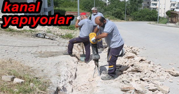 Çınarcıkta alt yapıya devam