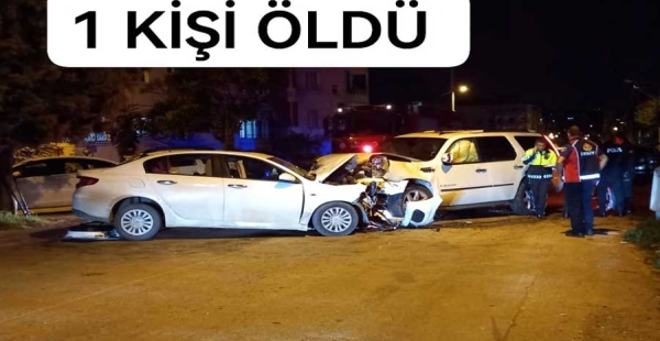 ÇINARCIK'TA FECİ KAZA 1 ÖLÜ