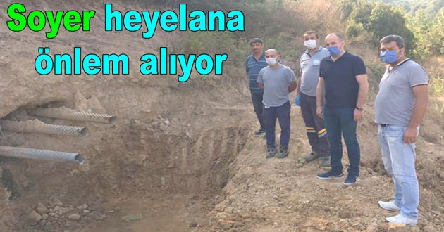 Çınarcık'ta heyelana önlem alınıyor
