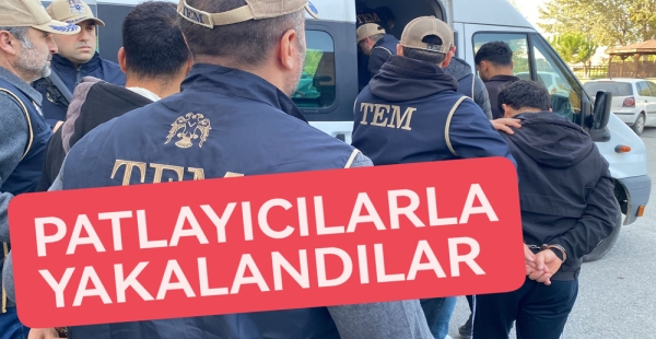 ÇINARCIK’TA HÜCRE EVİNE BASKINDA BOMBALAR YAKALANDI