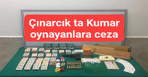 ​Çınarcık’ta kumar baskını