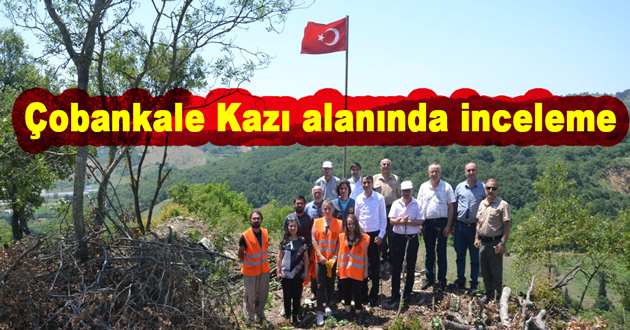 Çobankale Kazı alanında inceleme