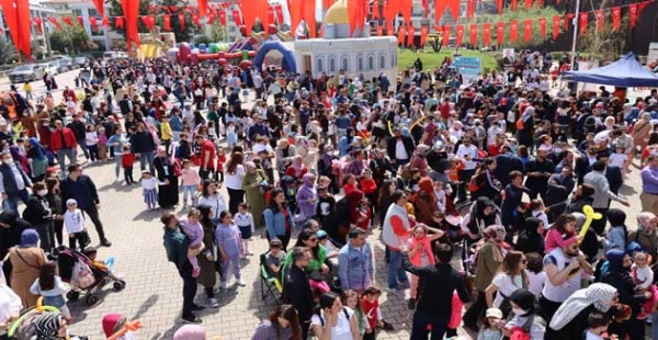 ​ÇOCUKLAR GÖNÜLLERİNCE EĞLENDİ