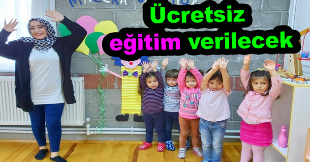 Çocuklara açık havada eğitim verilecek