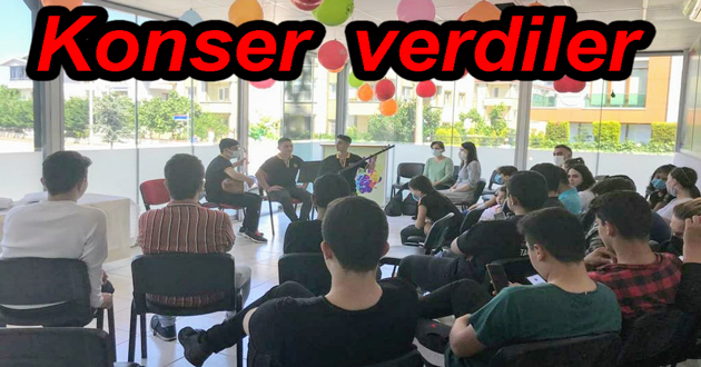 Çocuklara konser verdiler