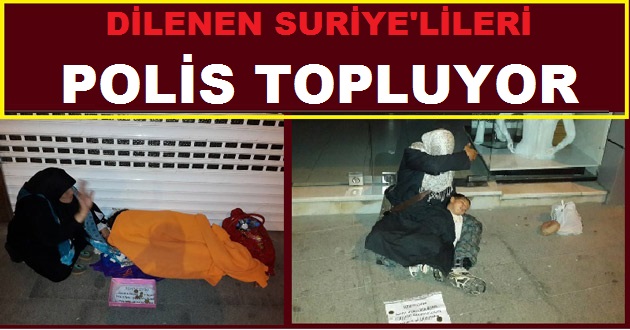 ÇOCUKLARI MAĞDUR EDEREK GECEDE DİLENİYORLAR