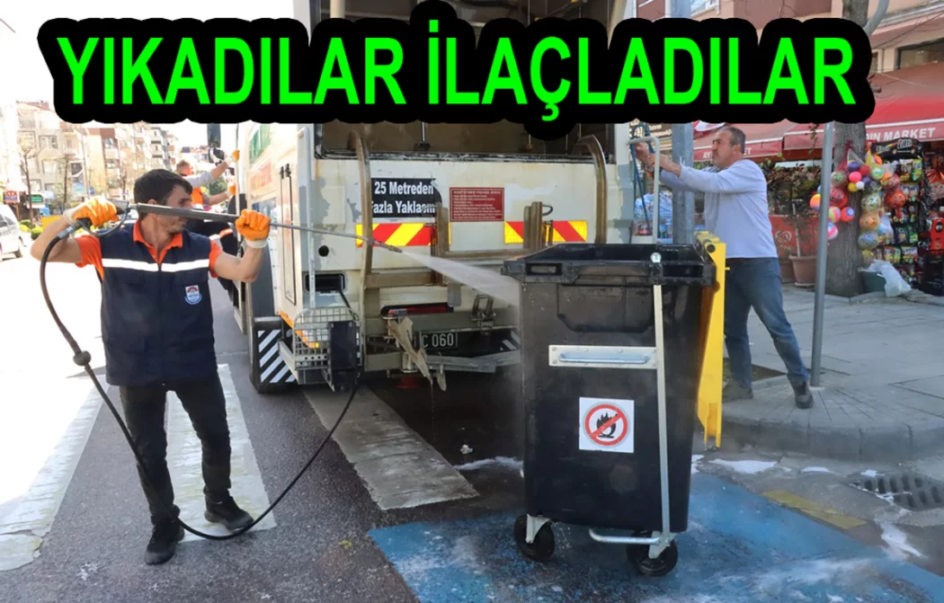 ÇÖP KUTULARI TEMİZLENİYOR