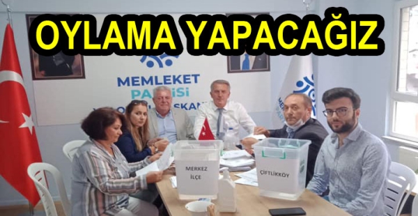 CUMHURBAŞKANI ADAYIMIZI SEÇİYORUZ