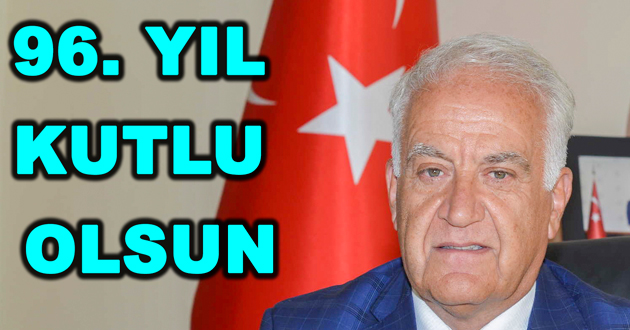 CUMHURİYETİMİZİN 96. YILI KUTLU OLSUN