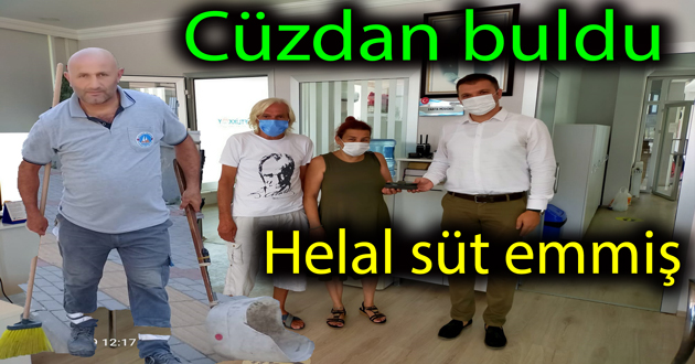 ​Cüzdan buldu sahibine verdi