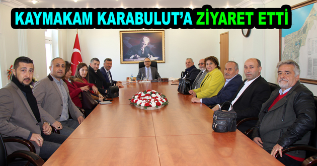 DAĞ’DAN KAYMAKAM KARABULUT’A ZİYARET