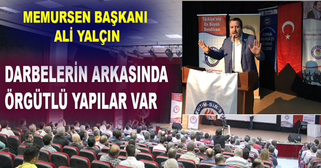 DARBELERİN ARKASINDA ÖRGÜTLÜ YAPILAR VAR