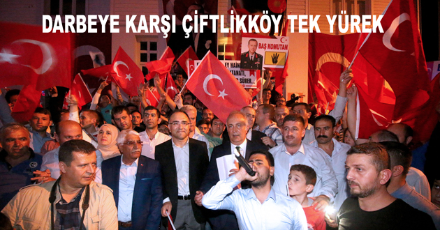 DARBEYE KARŞI ÇİFTLİKKÖY TEK YÜREK