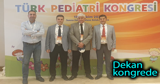 Dekan Arıca Pediatri kongresinde