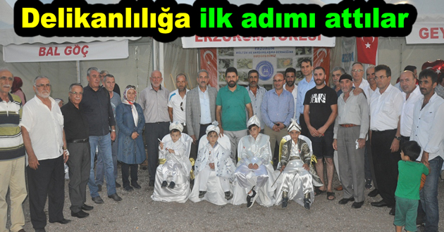 ​Delikanlılığa ilk adımı attılar