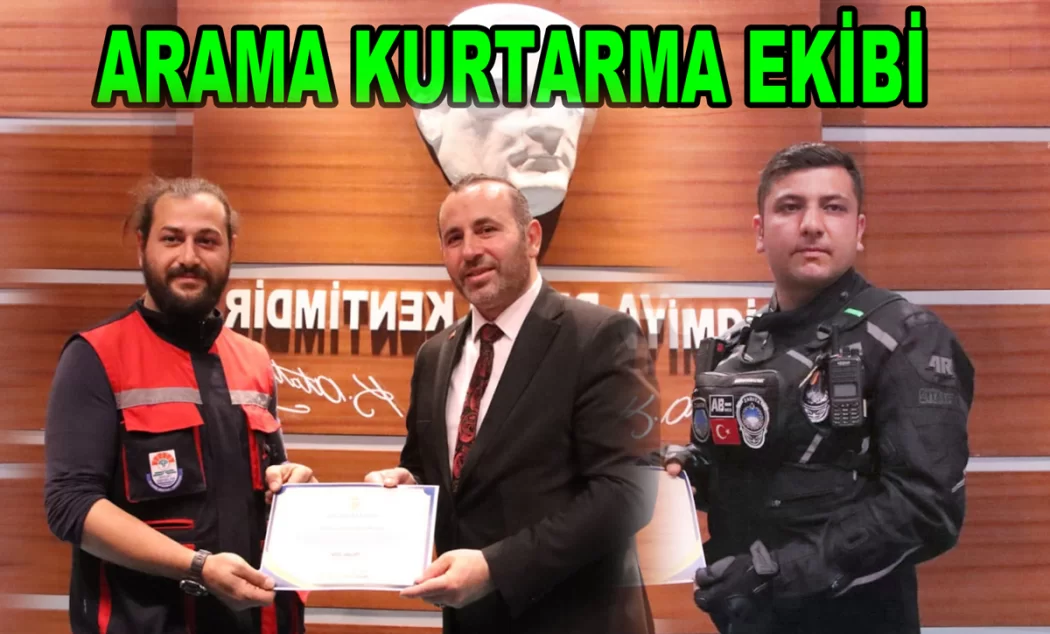 DEPREM ARAMA KURTARMA EKİBİ UNUTULMADI