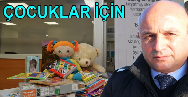 DEPREM ÇOCUKLARINA KİTAP OYUNCAK GİDECEK